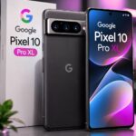 Google Pixel 10 Pro XL smartphone with triple camera and AI features