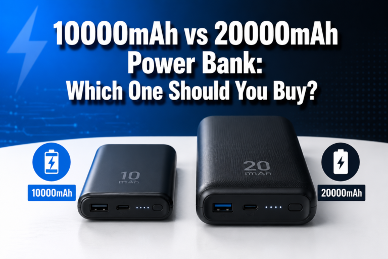 10000mAh vs 20000mAh Power Bank