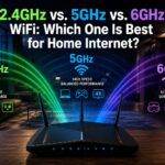 2.4GHz vs. 5GHz vs. 6GHz WiF