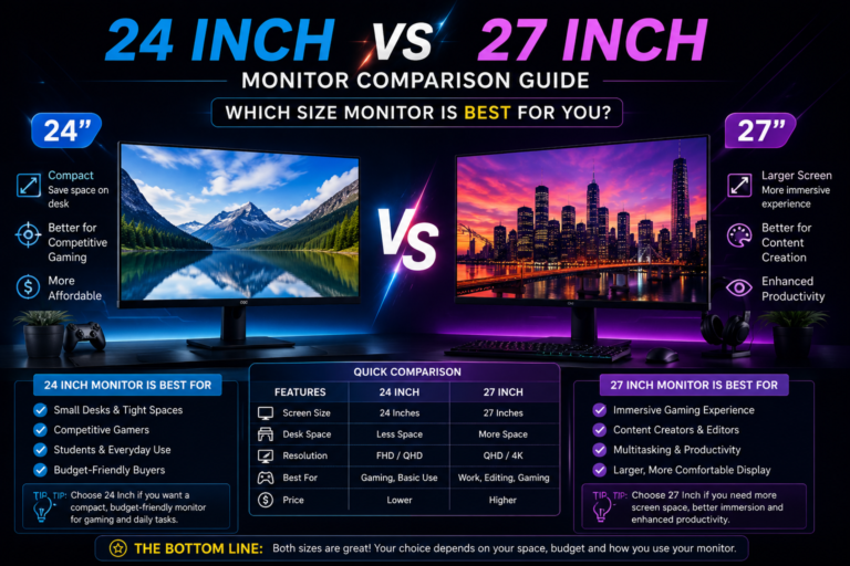 24 Inch vs 27 Inch Monitor