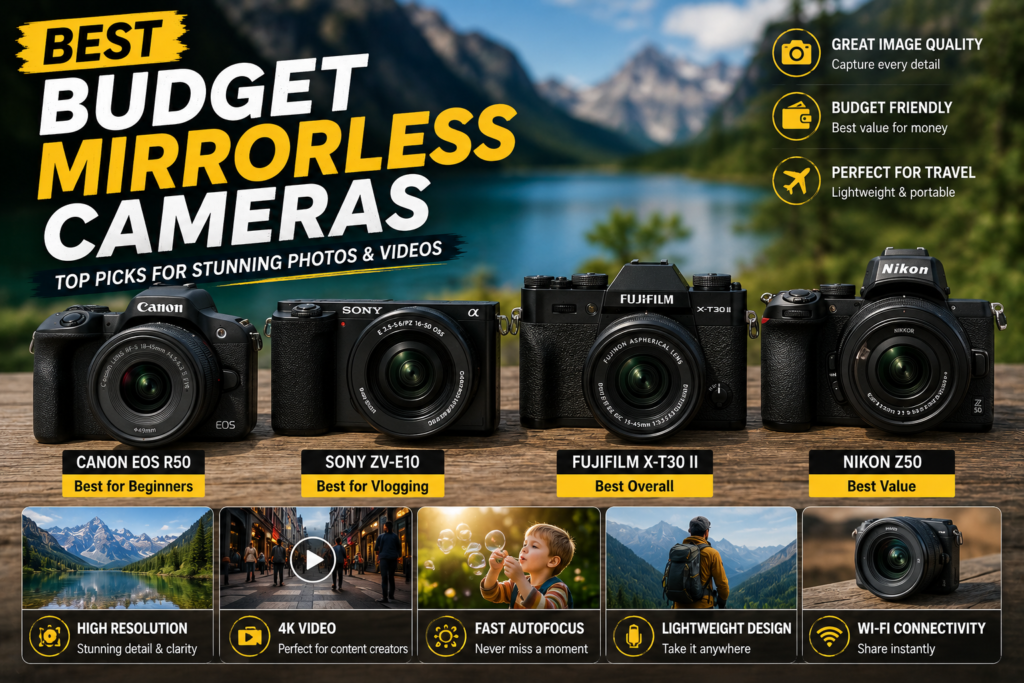 Best Budget Mirrorless Cameras