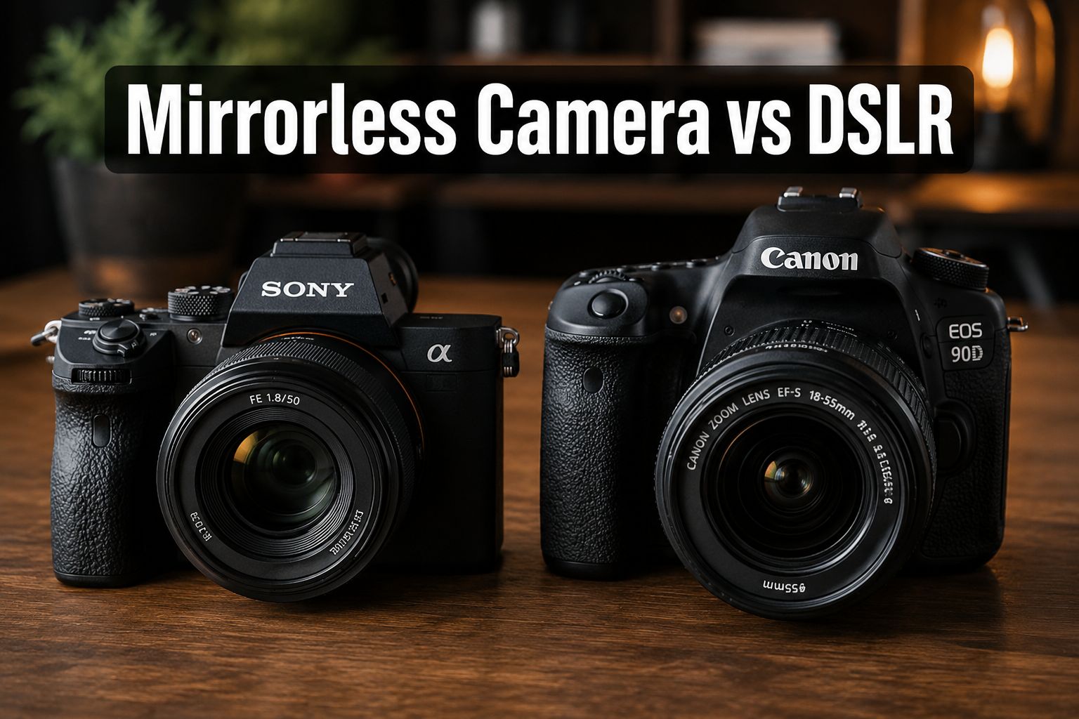 Mirrorless Camera vs DSLR