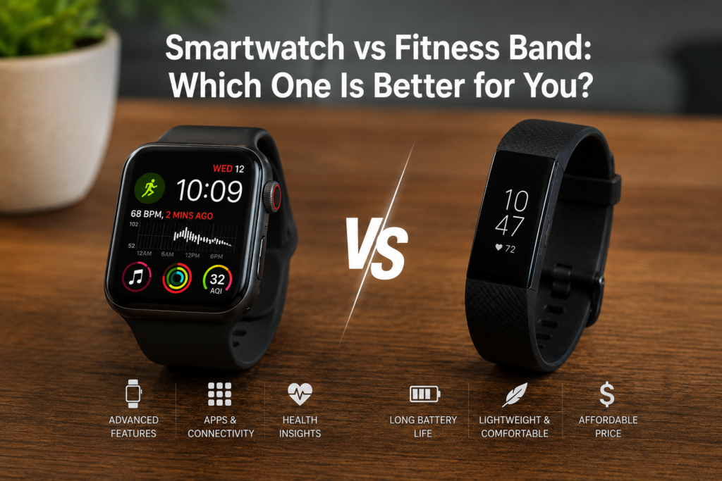 Smartwatch vs Fitness Band