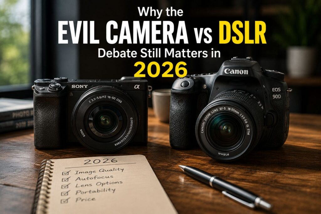 mirrorless vs DSLR