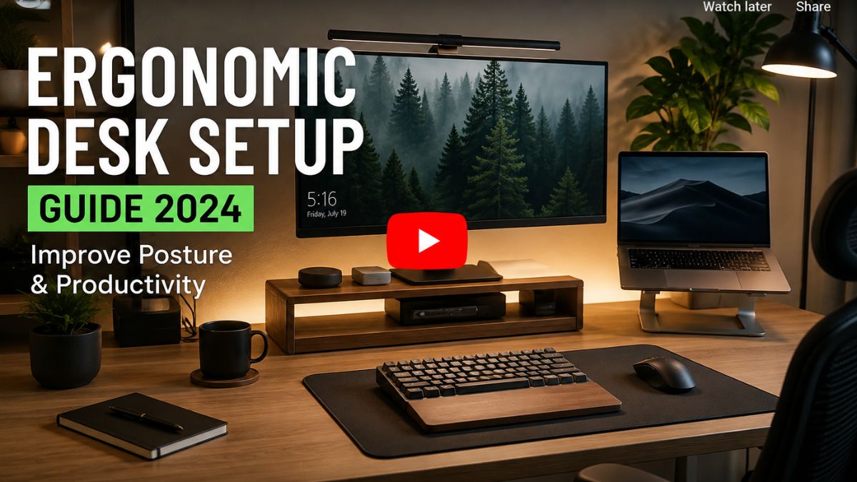 ergonomic mouse pad for work