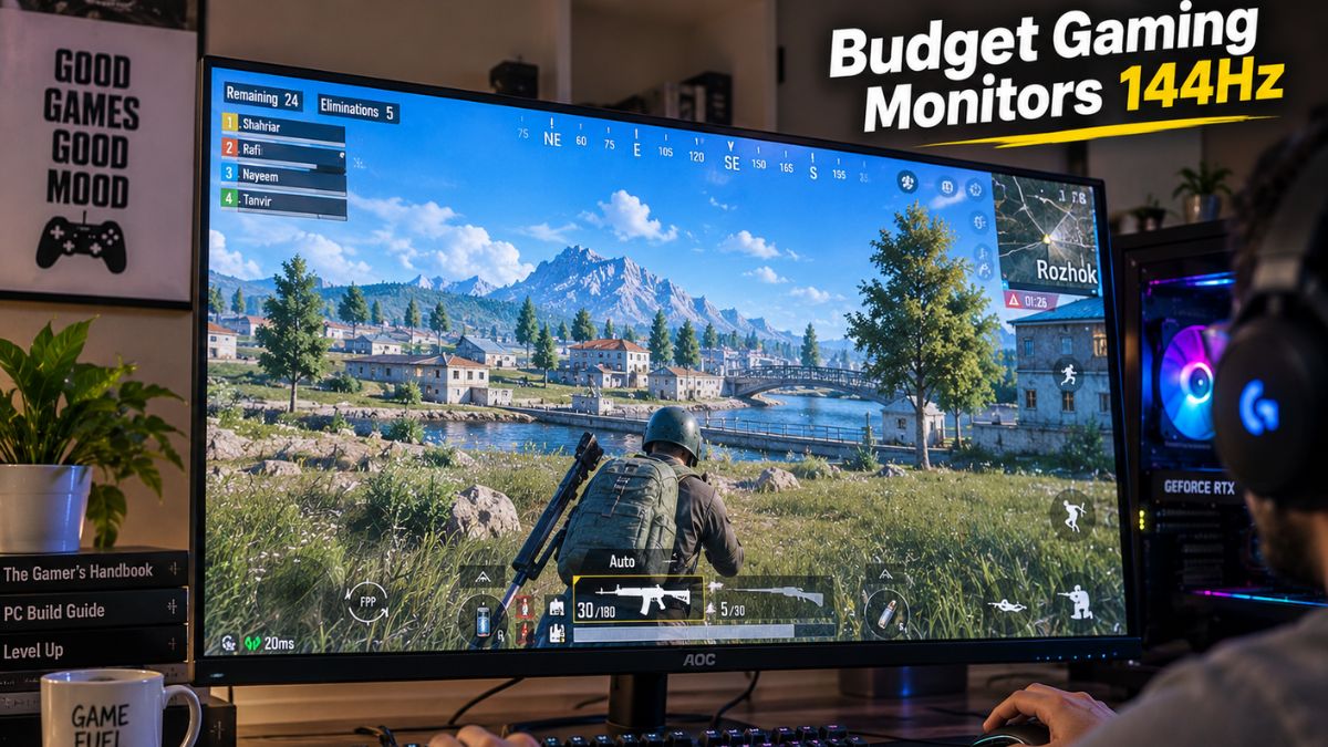best budget gaming monitors 144Hz