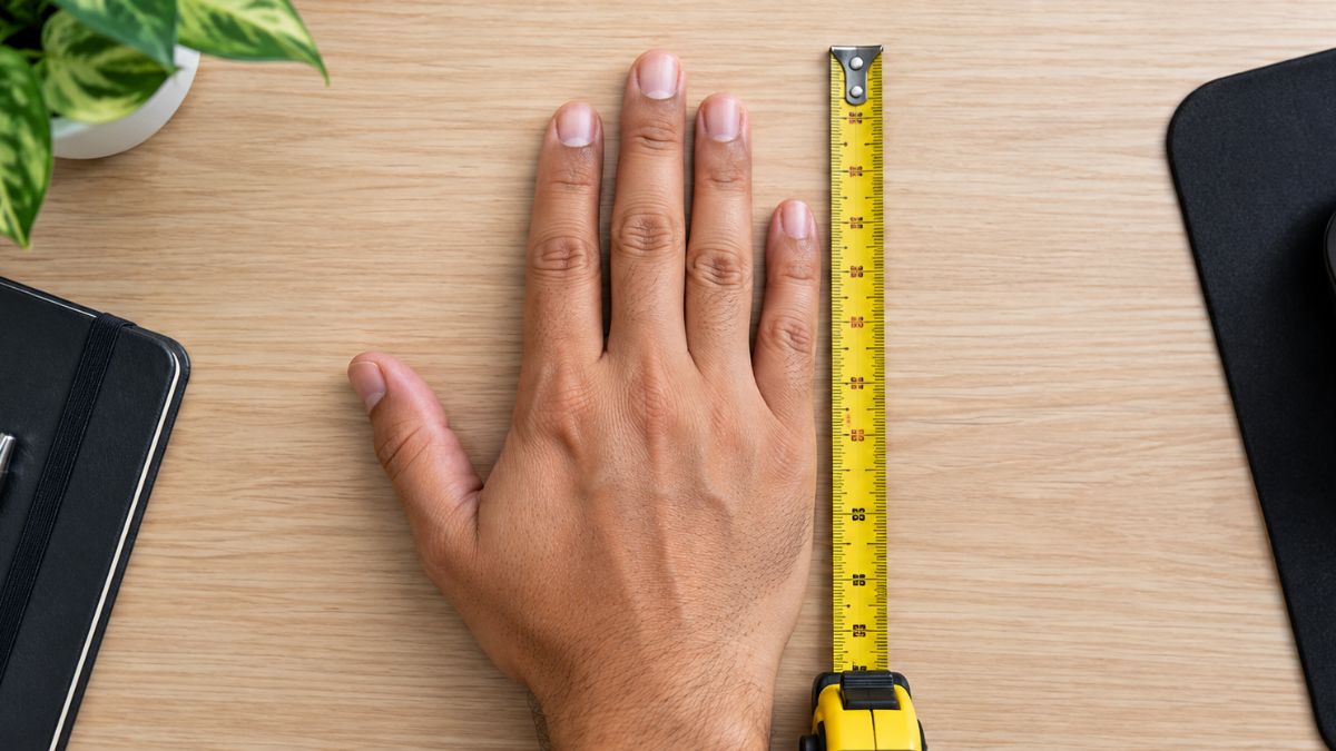 best Wireless mouse for large hands with an ergonomic grip on a wooden desk